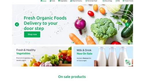 Organic Store UI